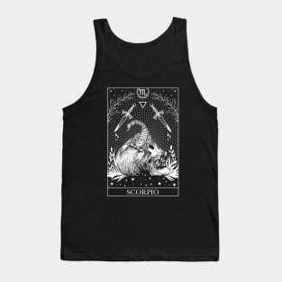 Zodiac sign tarot card Scorpio Tank Top